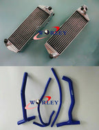Aluminum Radiator + Black Hose for HUSQVARNA TE610 TE570 TE410 (1993-2003)