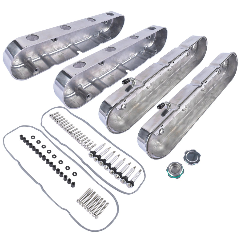 Polished Aluminum Valve Covers for LS1 LS2 LS3 LS7 (2000-2023)