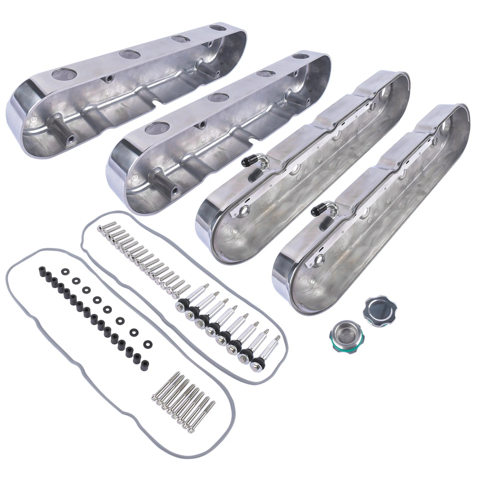 Polished Aluminum Valve Covers for LS1 LS2 LS3 LS7 (2000-2023)