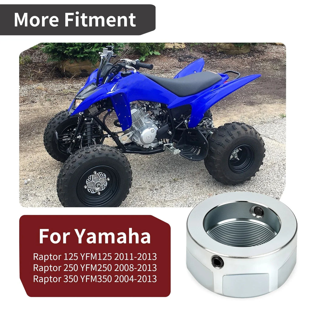 Rear Axle Lock Nut for Yamaha Raptor 125 250 350 (2008–2023)