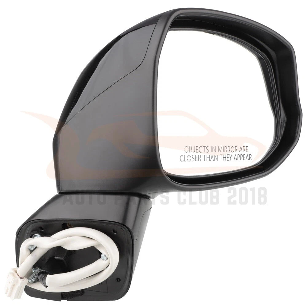 Power Textured Black Right Side Signal Mirror for Honda Civic (2012–2014)
