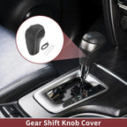 1 Pc Gear Shift Knob Cover for Ford Edge (2011–2014) Gray Faux Leather