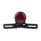 12V Round Red Brake Tail Light for Bobber Chopper Cafe Racer (ATVS)