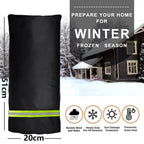 Winter Faucet Cover for Outdoor Pipes (420D Oxford Cloth, Insulated)