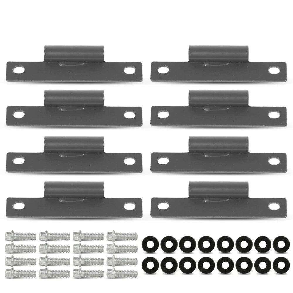 Set of 8 Body Side Door Hinges for Humvee M998