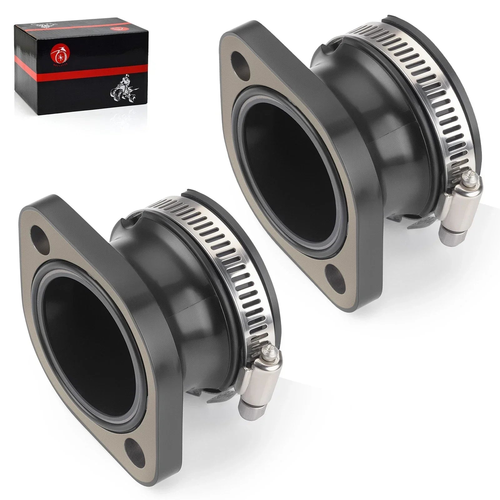 2 x Intake Manifold Boot for Polaris Trail Boss 250 250R (1988–1988)