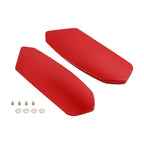Set of 2 Red Mirror Block Off Plates for Suzuki GSXR1000 (2017–2024)