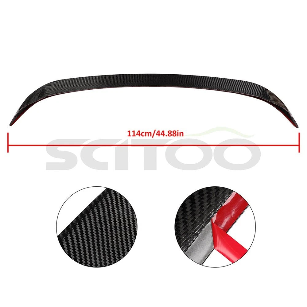 Carbon Fiber Rear Trunk Lid Spoiler Wing for VW Golf 6 GTI (2010–2013)