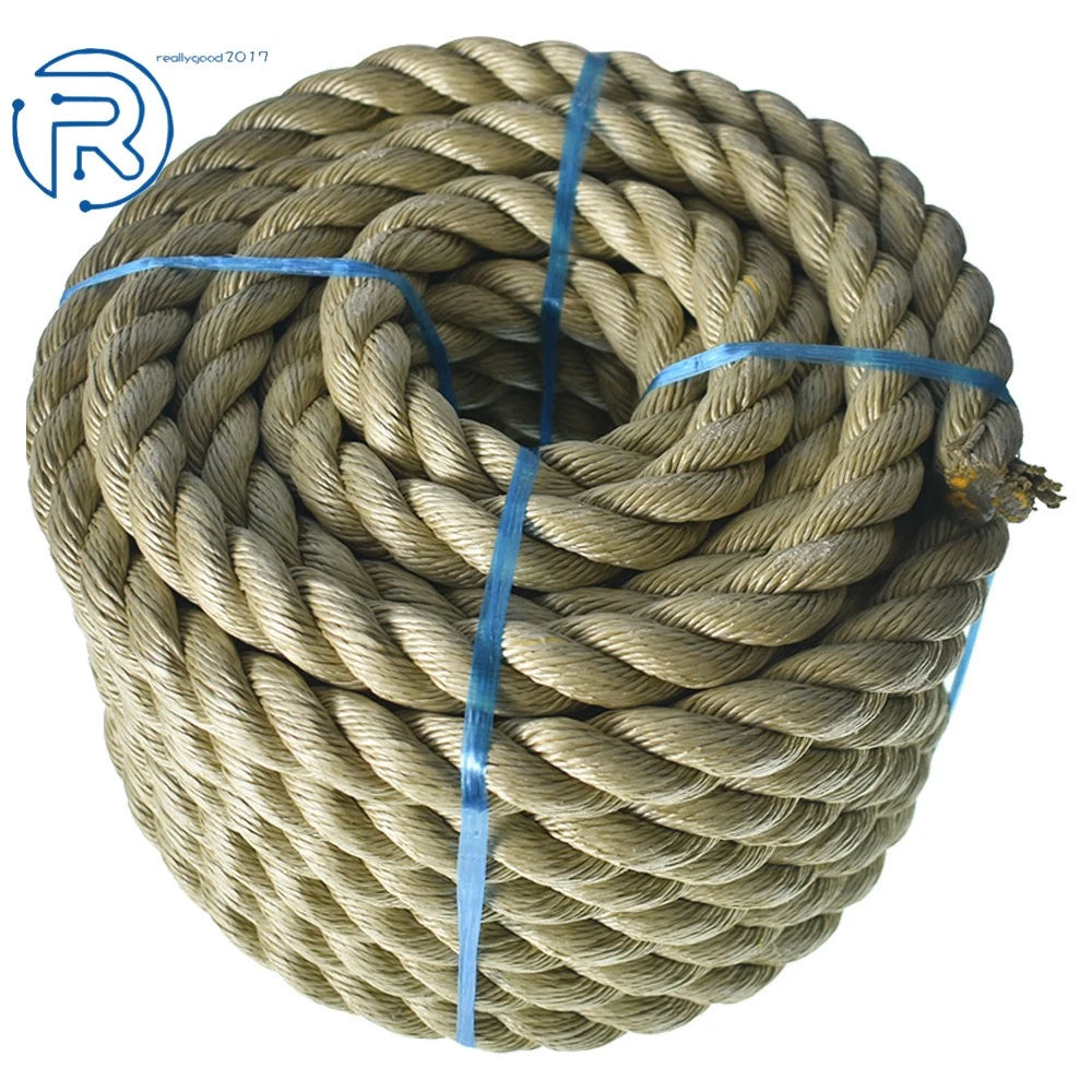 1" × 50' Manila Rope for Arborist Use