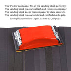 42 Pcs Wet Dry Sandpaper Set 230x93mm Grit 120-3000 for Wood