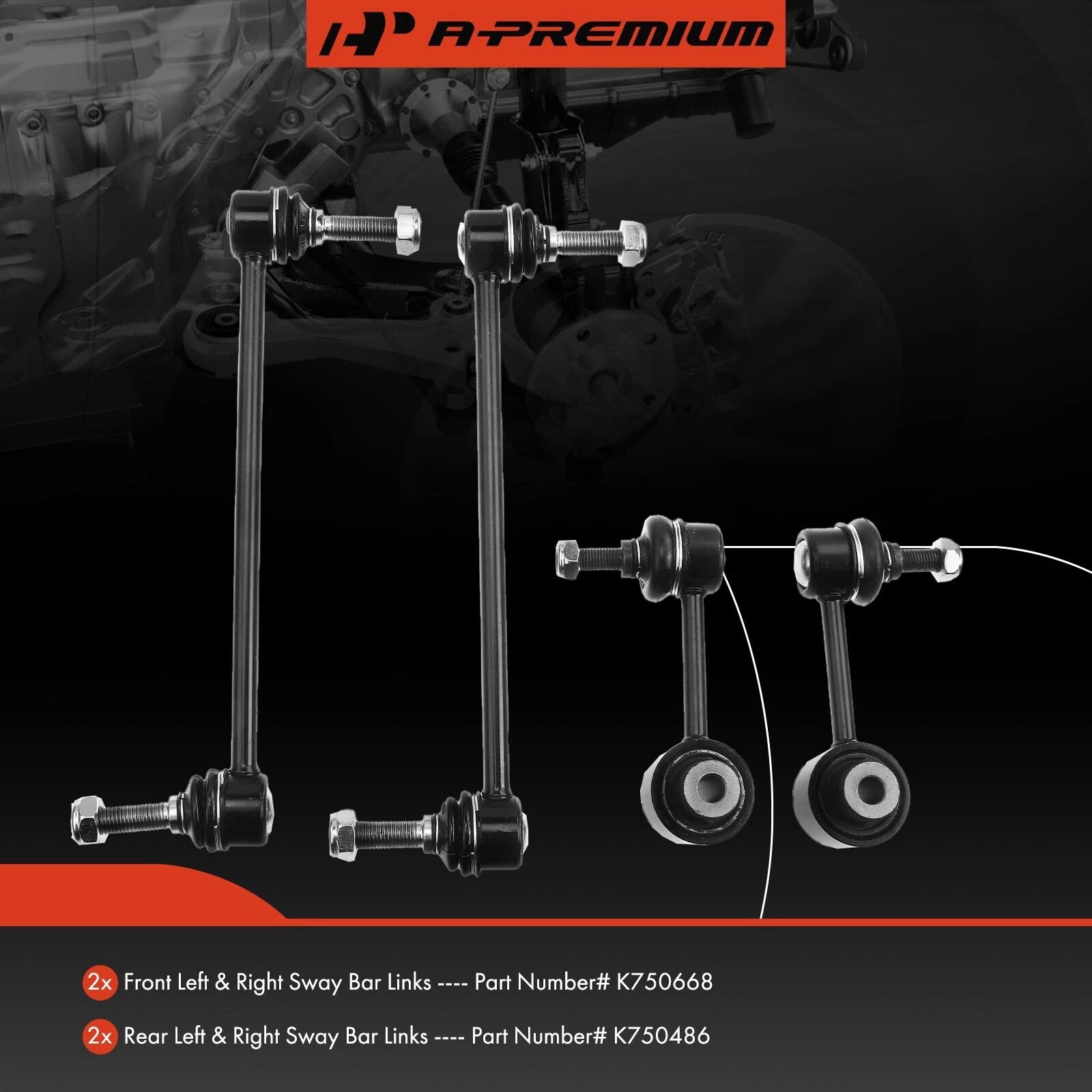 Front & Rear Sway Bar Link for Toyota 86 FR-S BRZ (2013â2019)