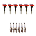 Set of 6 Denso Ignition Coils for (Double Platinum, Gap 0.044)