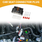 12 Pin Car Seat Connector Plug Female Wire Terminal for Ford 