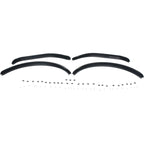 Set of 4 Fender Flares for Jeep CJ7 (1976–1986) Black
