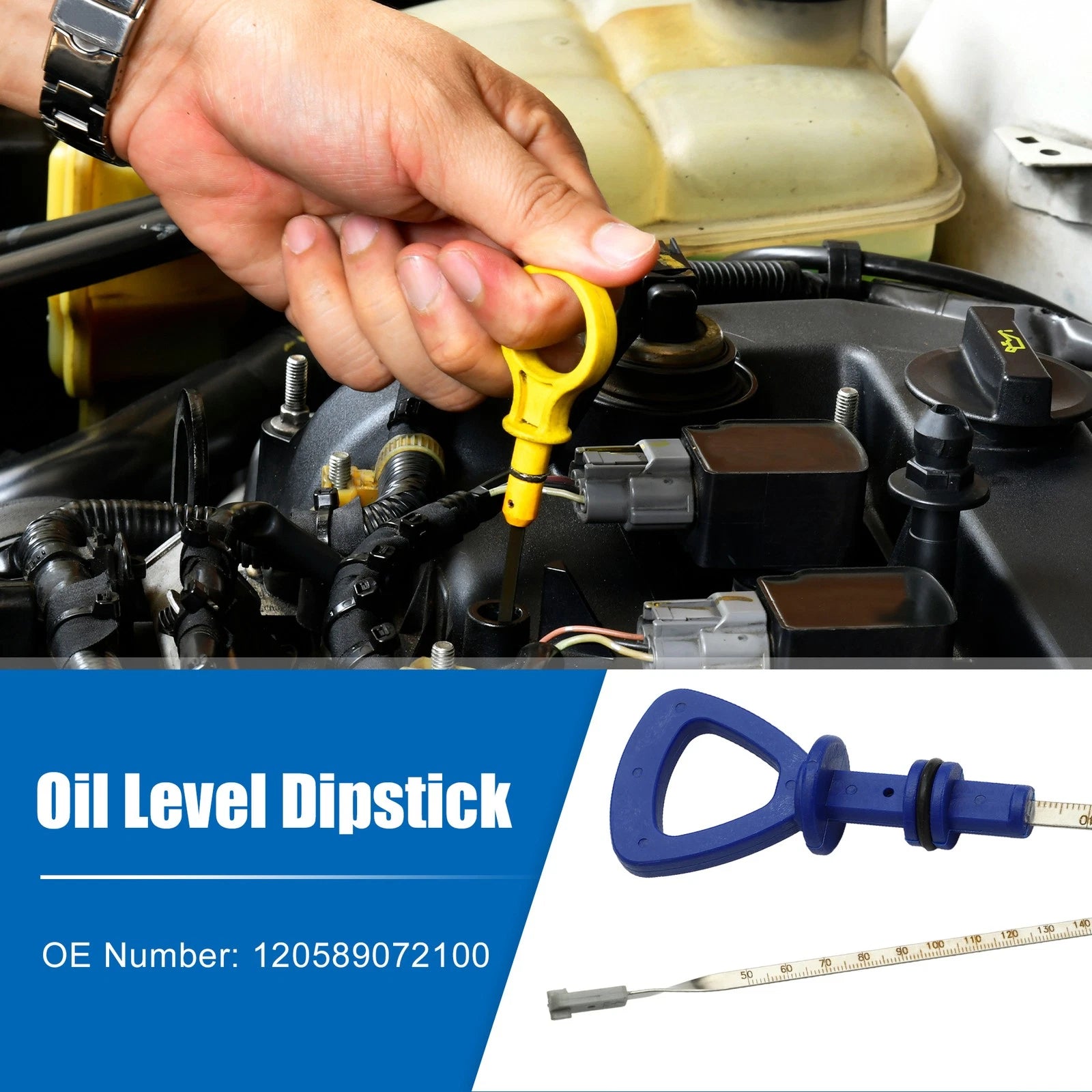 Engine Oil Level Indicator Dipstick for Mercedes-Benz CLS55 (2006–2006) No.120589072100