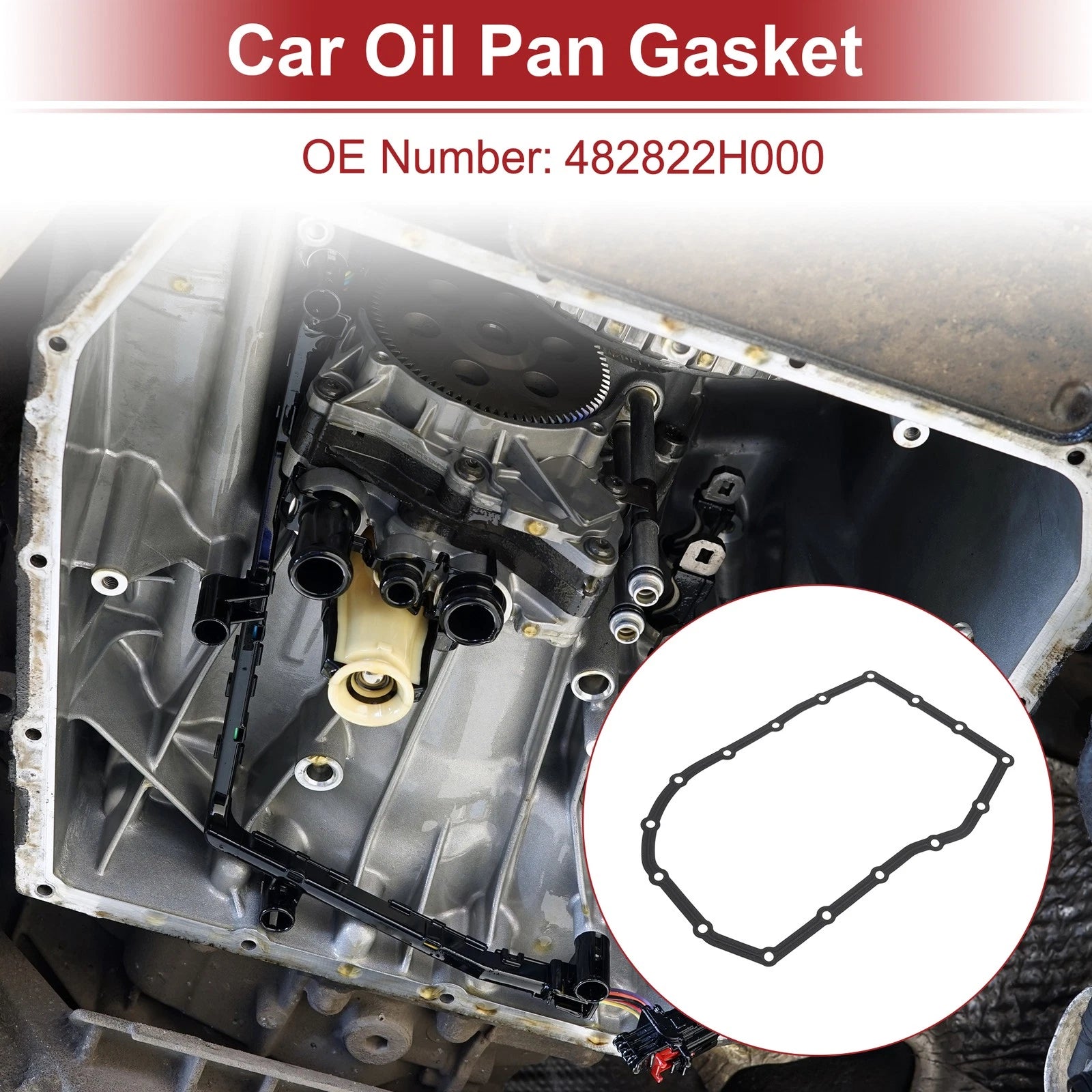 Oil Pan Gasket No.482822H000 for Hyundai Accent (2018–2022)