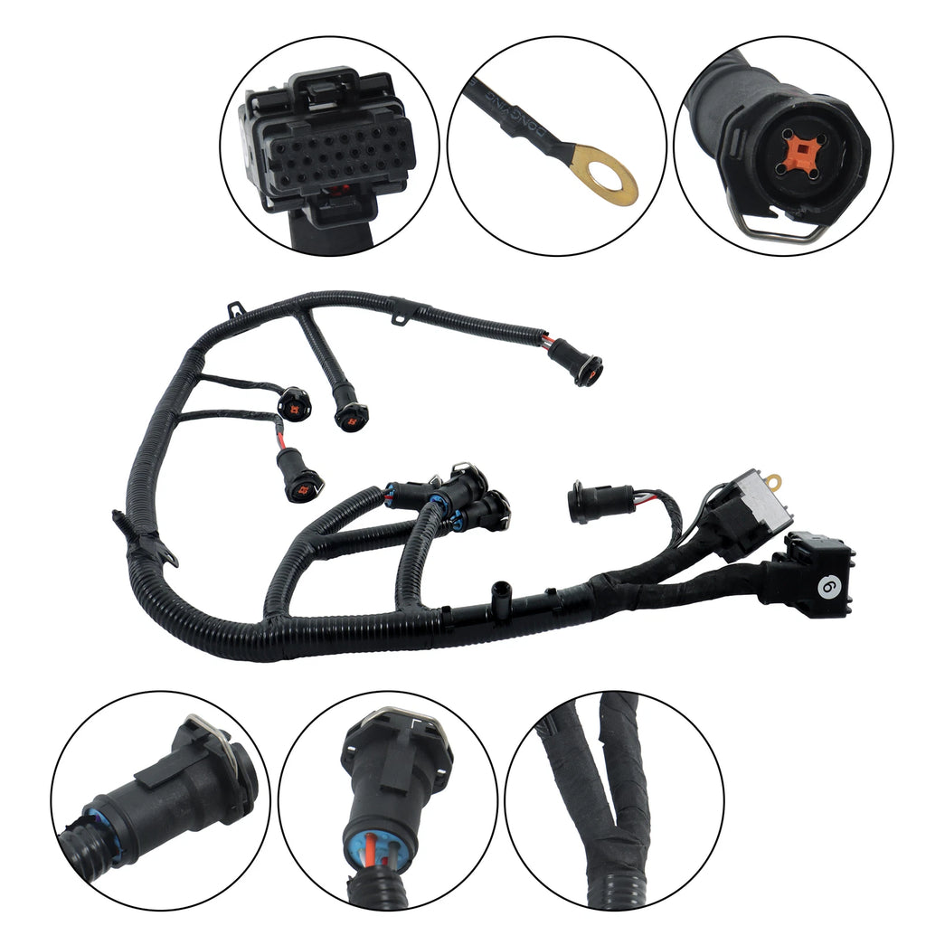 FICM Fuel Wiring Harness for Ford Super Duty Powerstroke 6.0L (2003â2007)