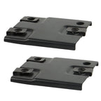 Set of 2 Front Bumper Plate Bracket for Silverado 2500HD 3500HD (2011-2014)