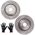 Front Brake Rotors Kit for Toyota Highlander (2008–2019), Sienna (2011–2020) S31511