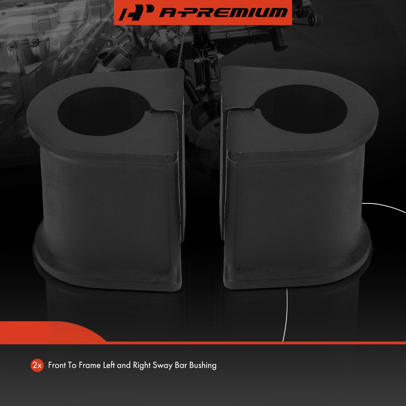 2X Front Sway Bar Bushing for Hyundai Sonata (2002) Kia Optima (2002)