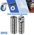 10pcs 3x8x4mm Double Metal Shield 693zz Ball Bearings for Automotive Applications