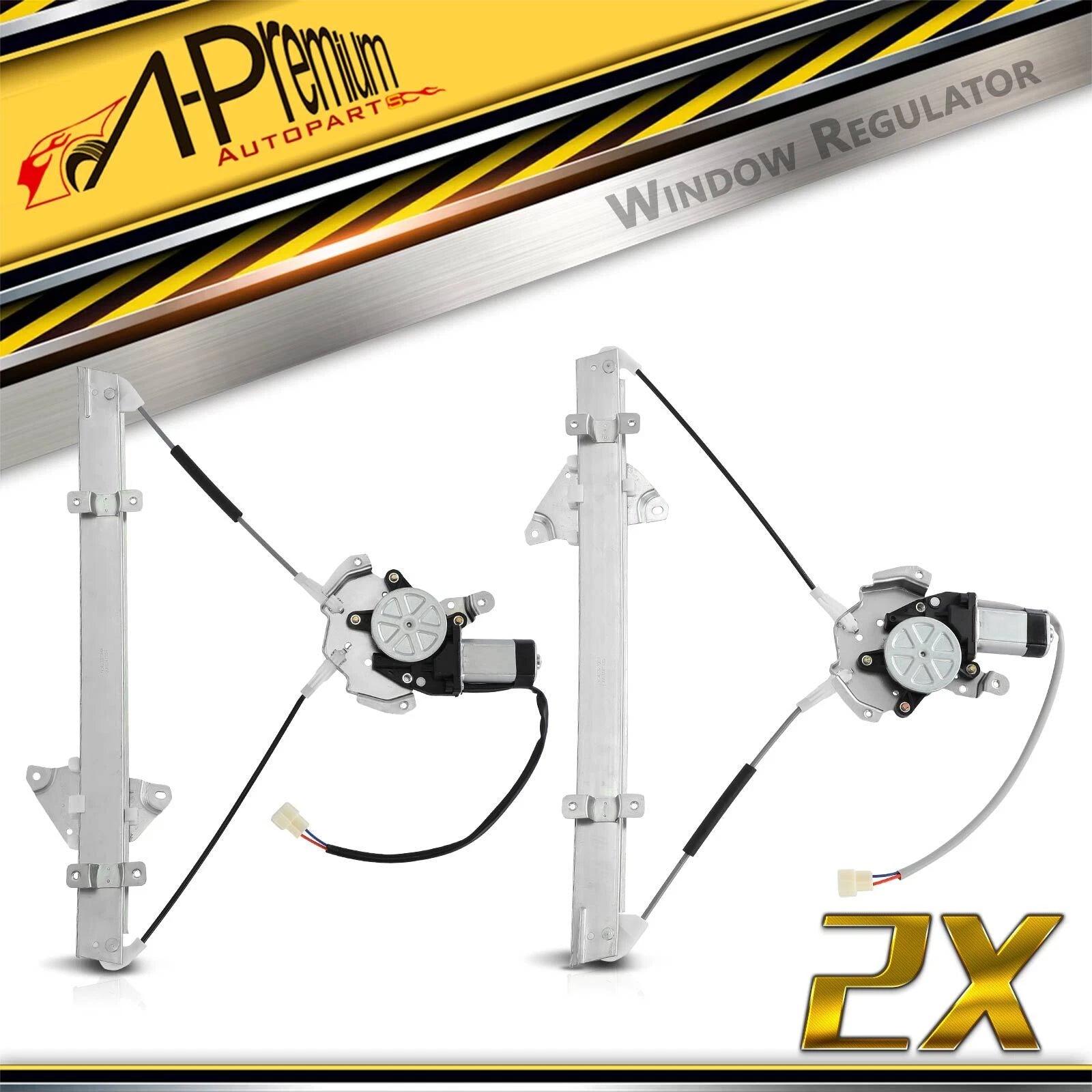 Front Power Window Regulator with Motor for Mitsubishi Mirage (1990–2002)