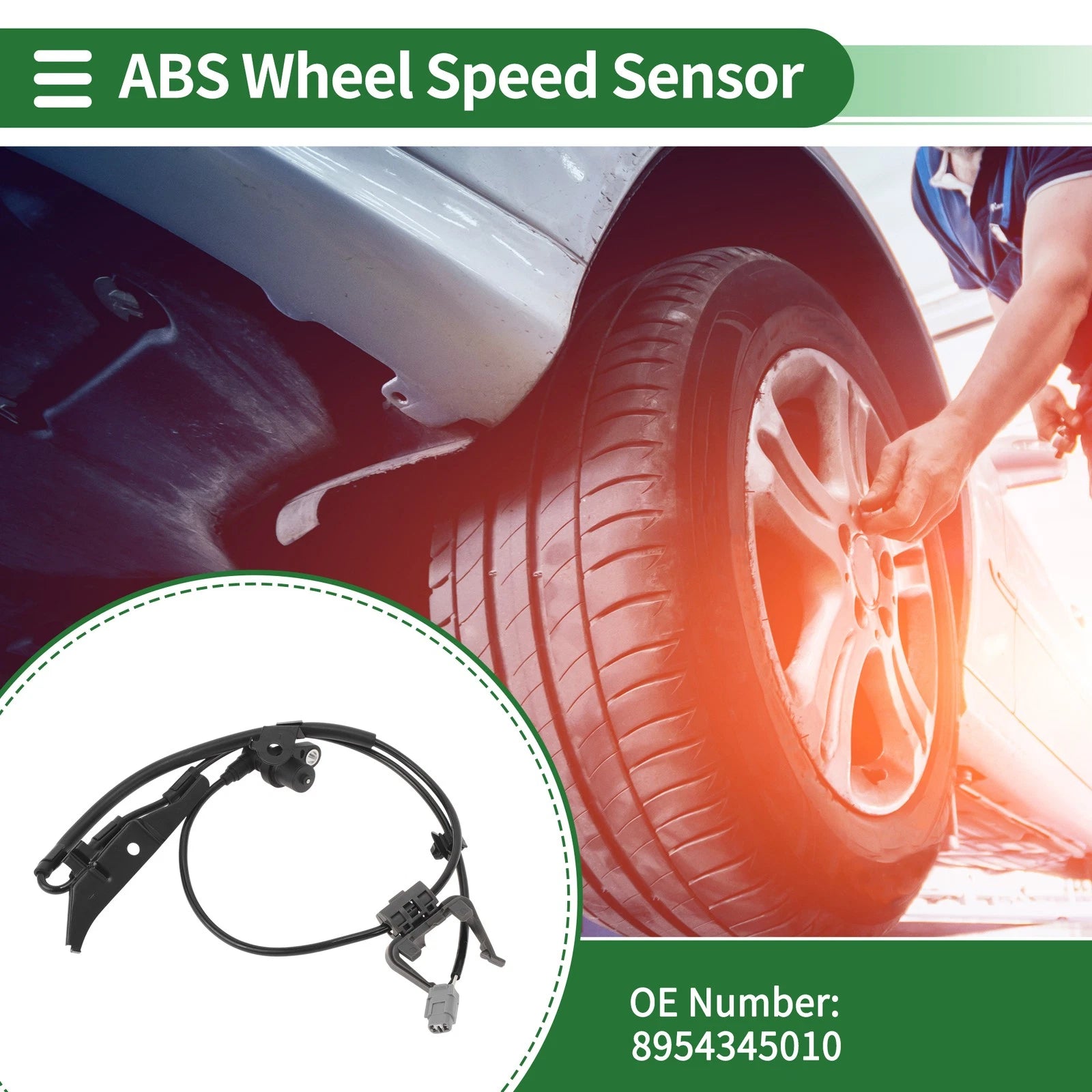 ABS Wheel Speed Sensor No. 8954345010 for Toyota Sienna (1998–2000)