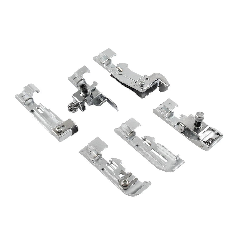 6 Pcs Overlock Presser Feet Kit for Juki Lock MO-50E MO-51E