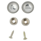 2 x Ceiling Car Roof Buckle Gray Push Pins