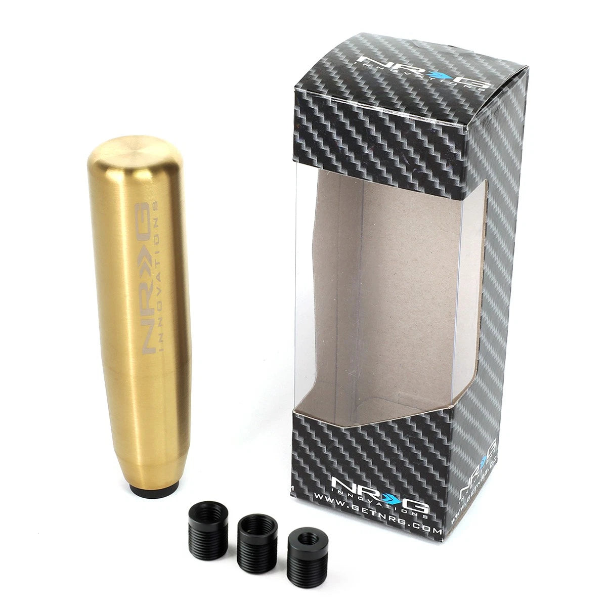 5" Weighted Manual Shift Knob for Universal Applications (SK-480GD) Chrome Gold