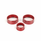 Alloy Interior Climate Controller Knob Cover Rings for Honda Jazz (2015-2020)