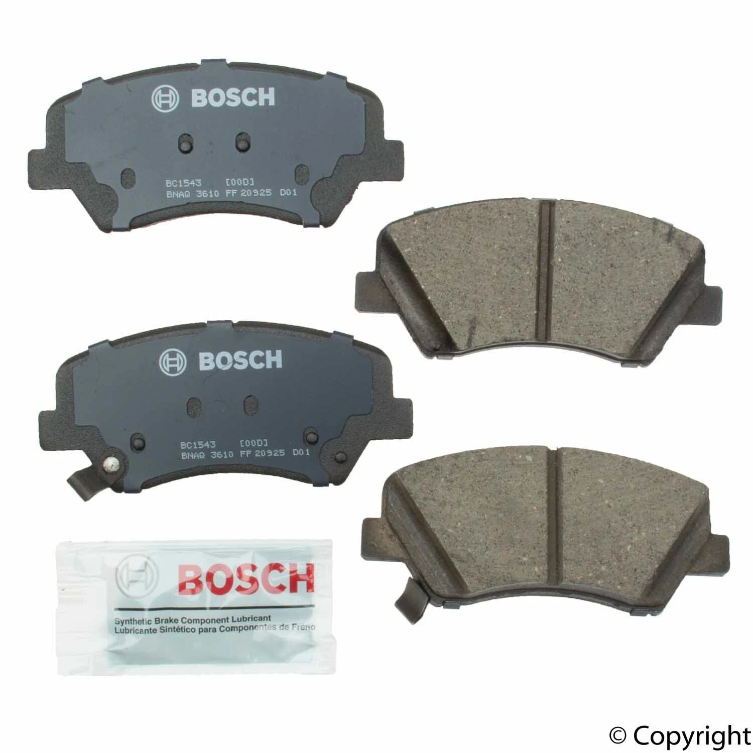 Front Brake Kit 280mm Drilled Disc Rotors & Bosch Ceramic Pads for Hyundai Kia