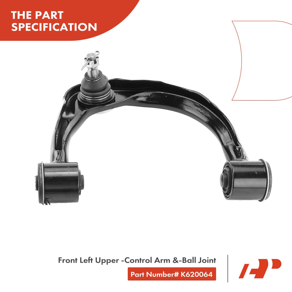 Front Upper Control Arm Ball Joint & Tie Rod for Toyota GX470 4Runner (2003â2009)