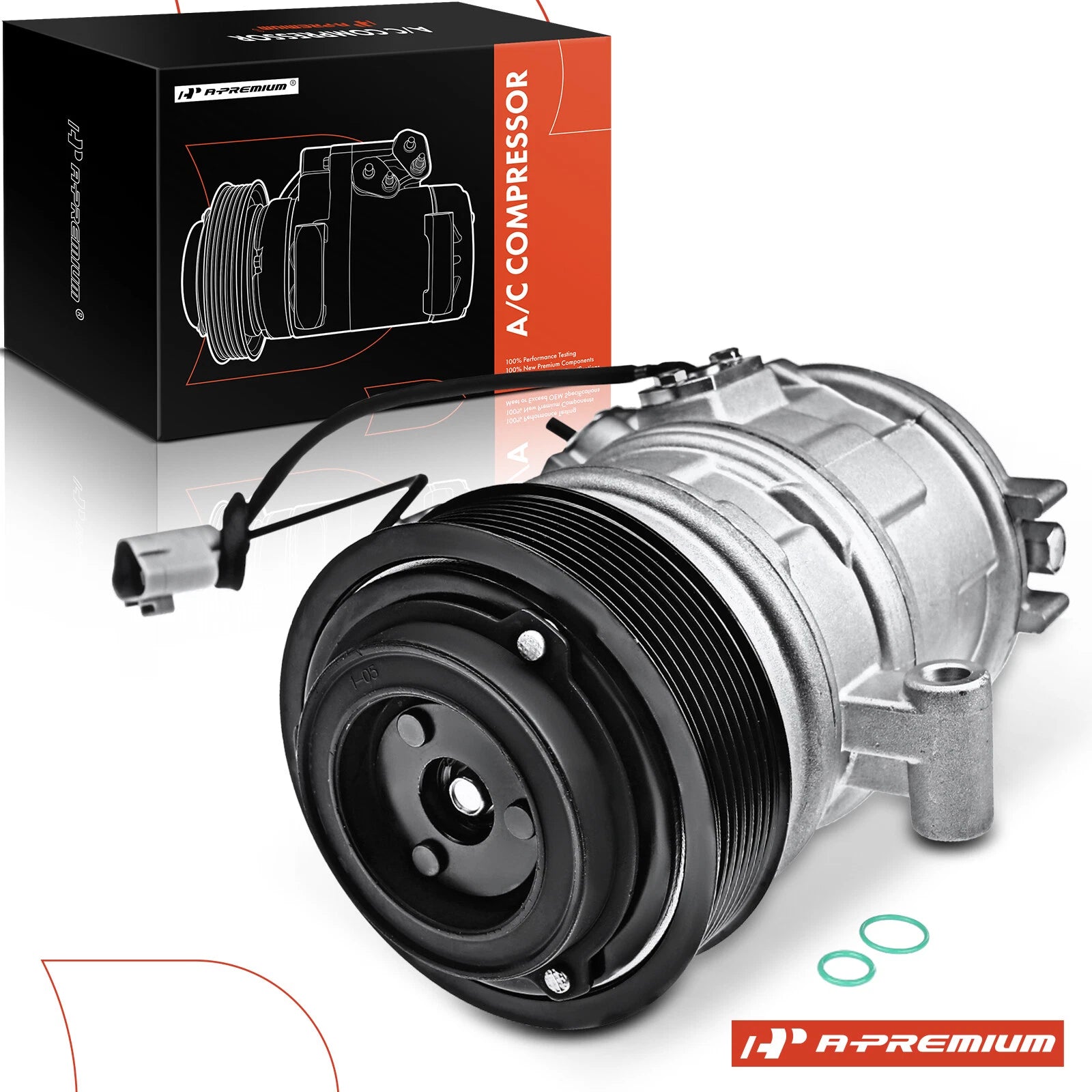 A/C Compressor with Clutch for Toyota Sequoia 2008-2009 4.7L V8 Gas