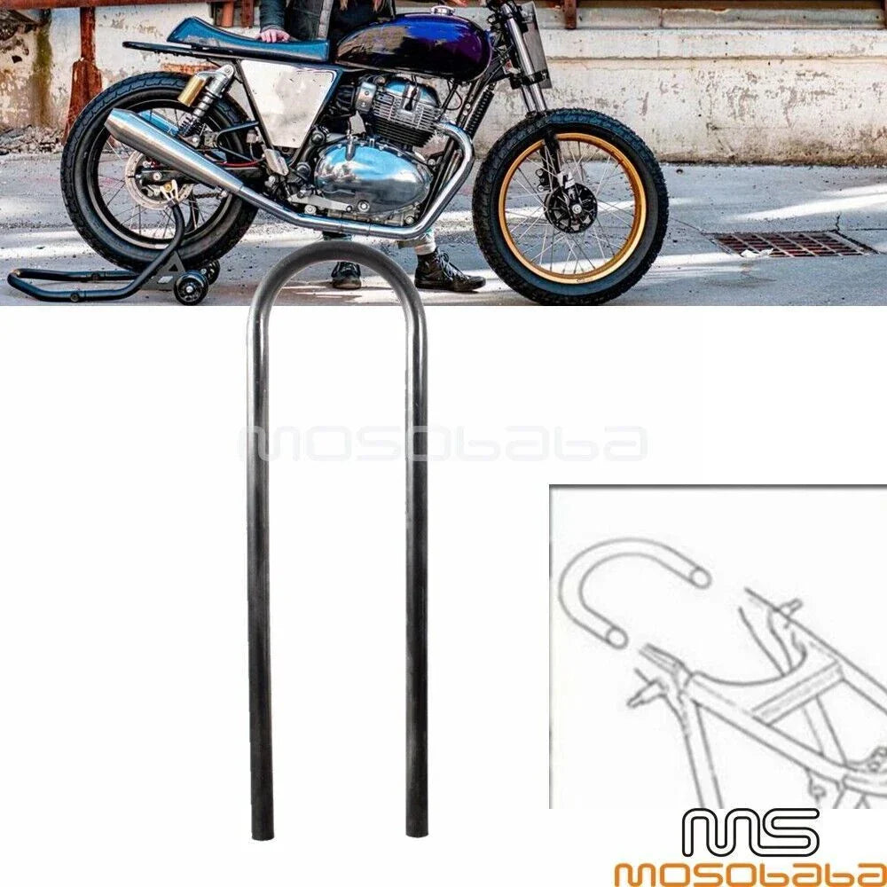Universal 7/8" Rear Seat Hoop Frame Loop for Cafe Racer Motorcycles