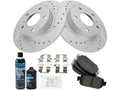Rear Brake Pad and Rotor Kit for Mazda 3 (2017–2018) VX877WB