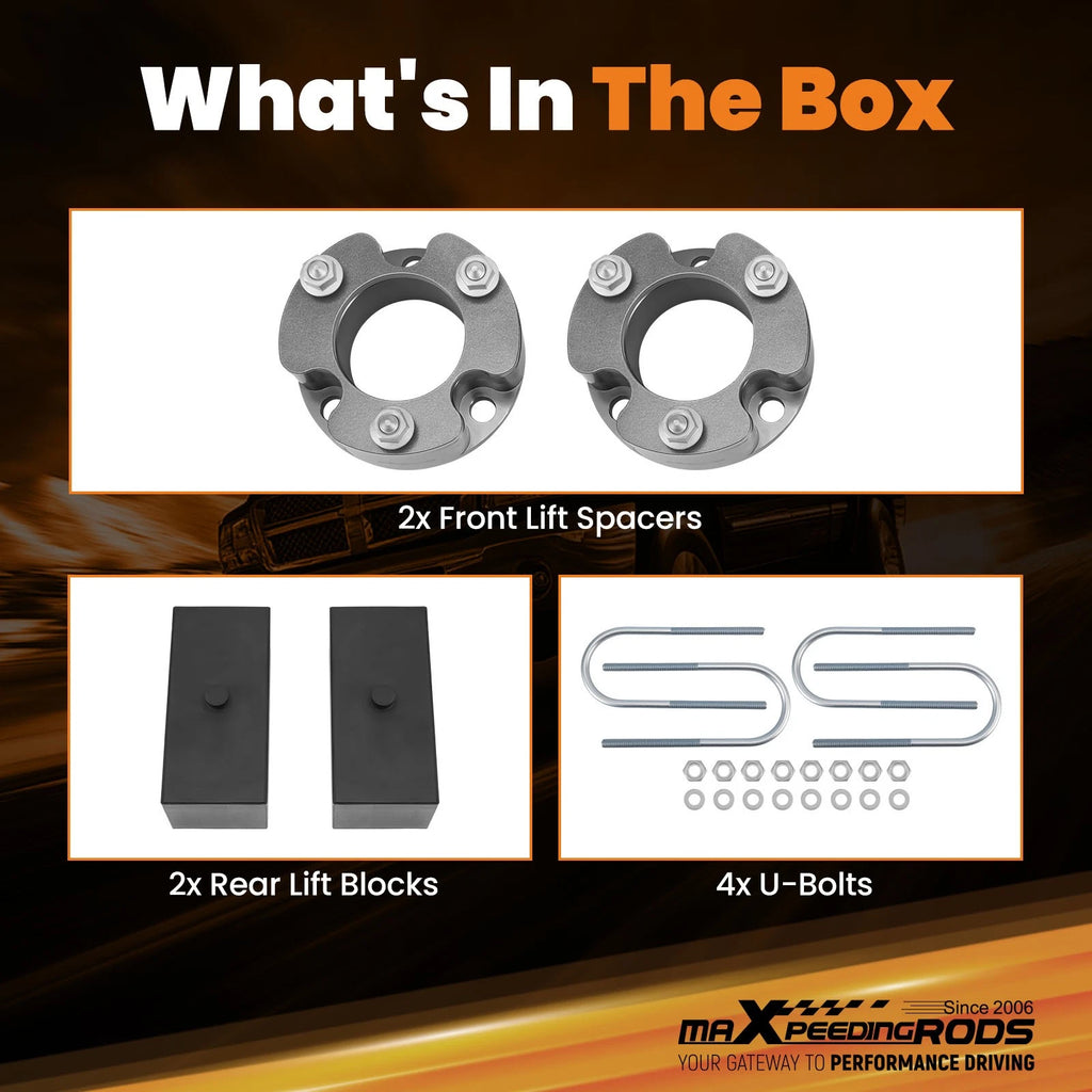 3" Front 2" Rear Lift Kit for Dodge Dakota/Raider (2005–2010)