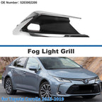 Front Right Fog Light Grill No. 5203002200 for Toyota Corolla (2015–2019)