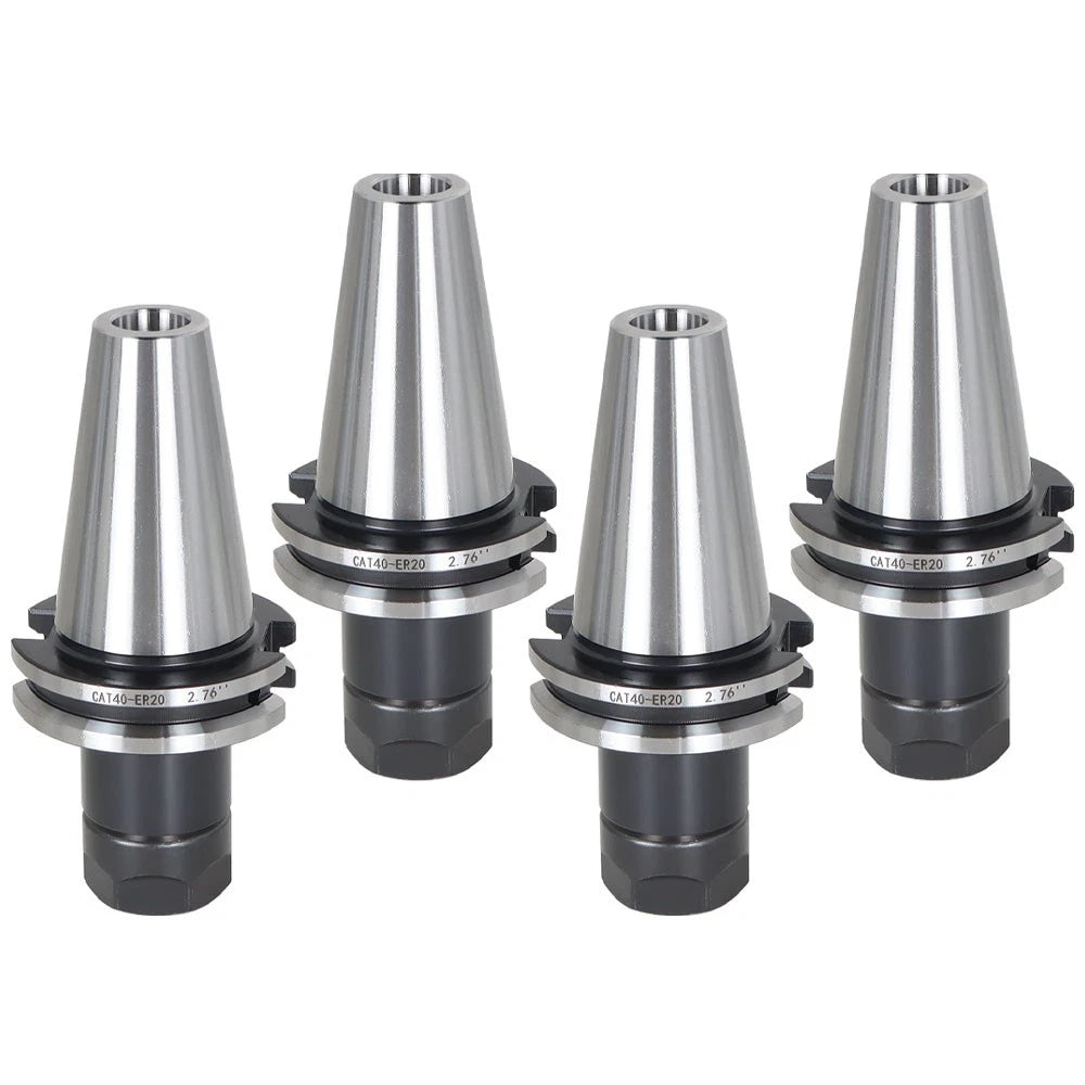 Set of 4 Collet Chucks for CAT40