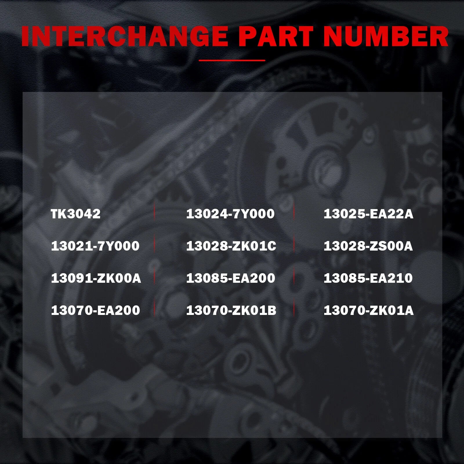 Timing Chain Kit with Tensioner for Nissan Xterra Frontier Pathfinder (2005-2015)
