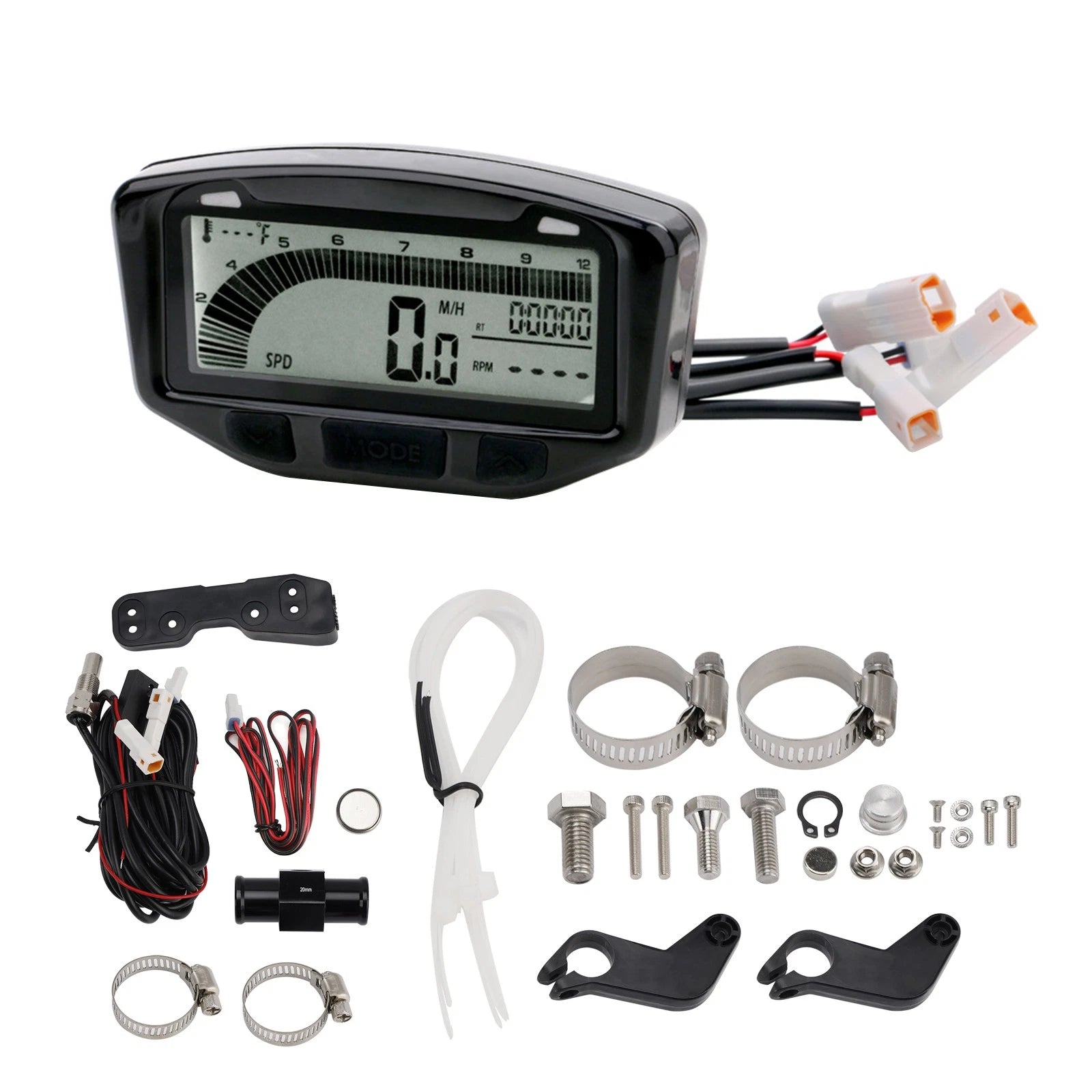 Digital Speedometer Gauge Tachometer Odometer for Honda CG150 (2010–2012)