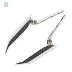Set of 2 Chrome Front Bumper Grille Molding Trim for Mazda CX-30 (2020–2023)