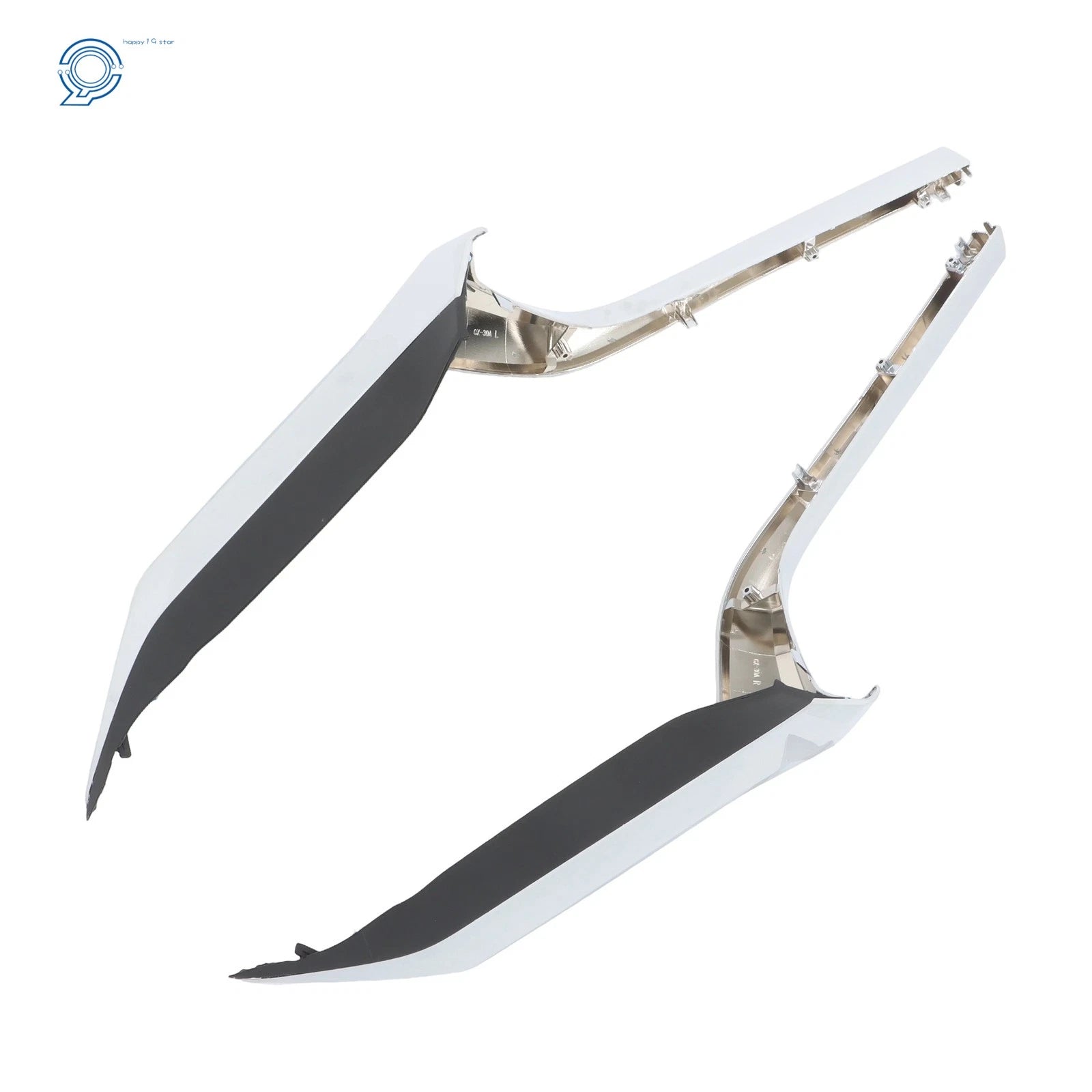 Set of 2 Chrome Front Bumper Grille Molding Trim for Mazda CX-30 (2020–2023)