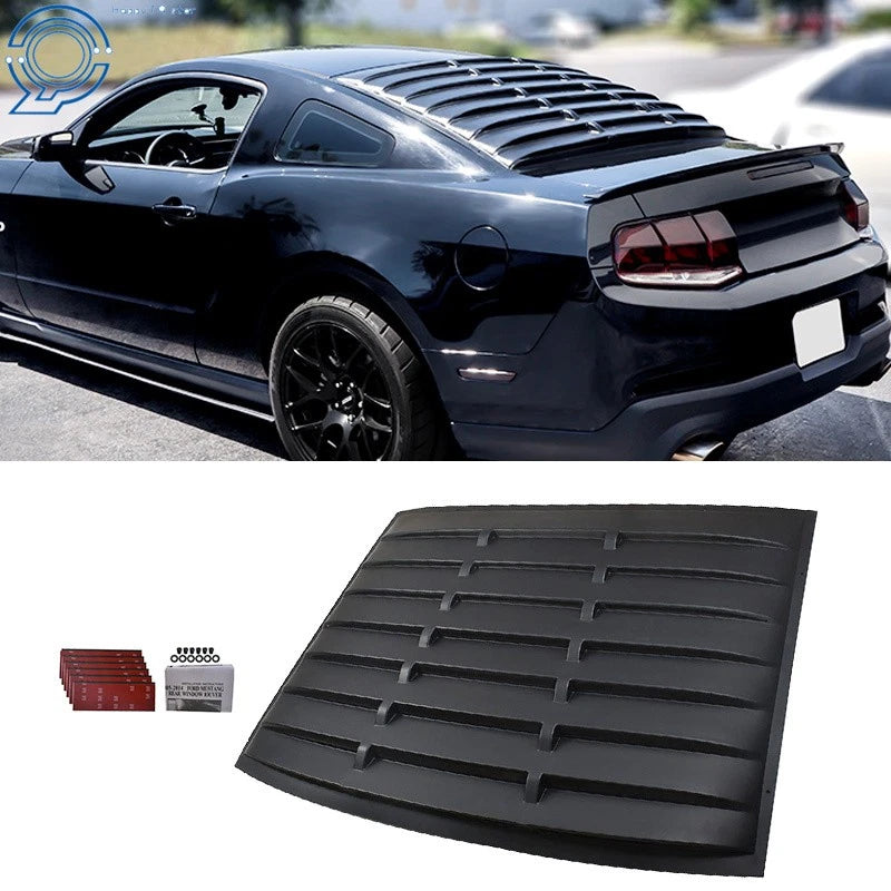 Rear Window Louver Sun Shade Cover for Ford Mustang GT V6 V8 (2005–2014)