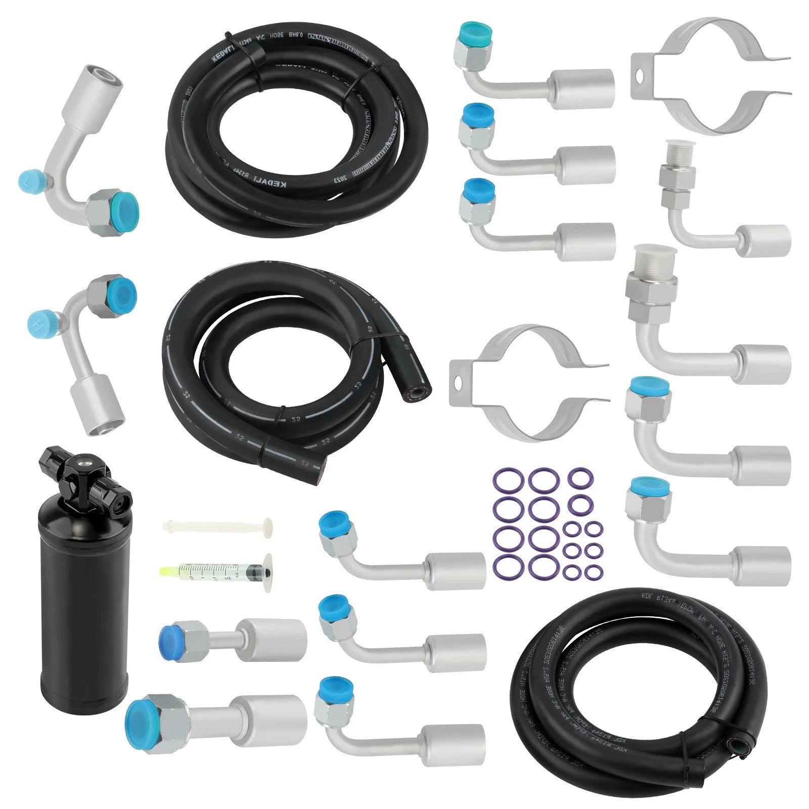 A/C Hose Kit for Universal Vehicles (R-Ring Fittings)