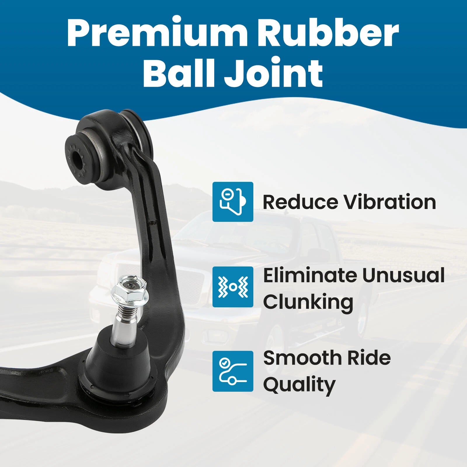Front Control Arm Suspension Kit with Ball Joint for Chevrolet Silverado 1500 (1999–2006)