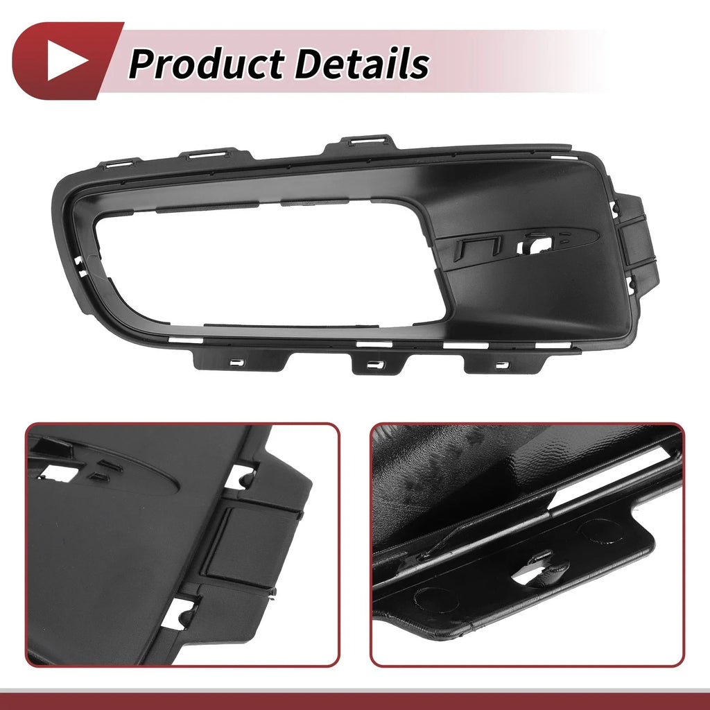 1 Pc Fog Light Grill Front Right for BMW X5 (2007 - 2010) Black