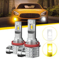 2X H8 H11 Dual Color LED Fog Light Bulb for Driving DRL Lamp