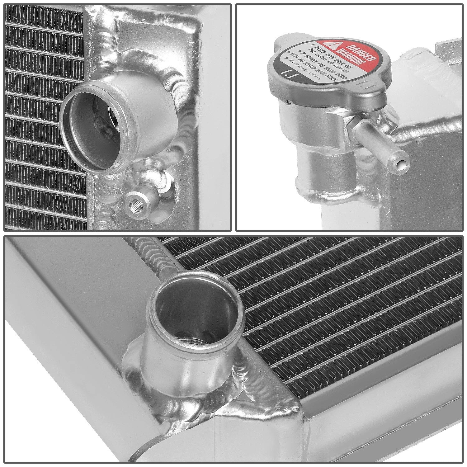 2-Row Full Aluminum Racing Radiator for Nissan 300ZX Z32 (1990–1996)
