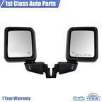Power Heated Mirrors Set of 2 for Jeep Wrangler JL (2018–2021)
